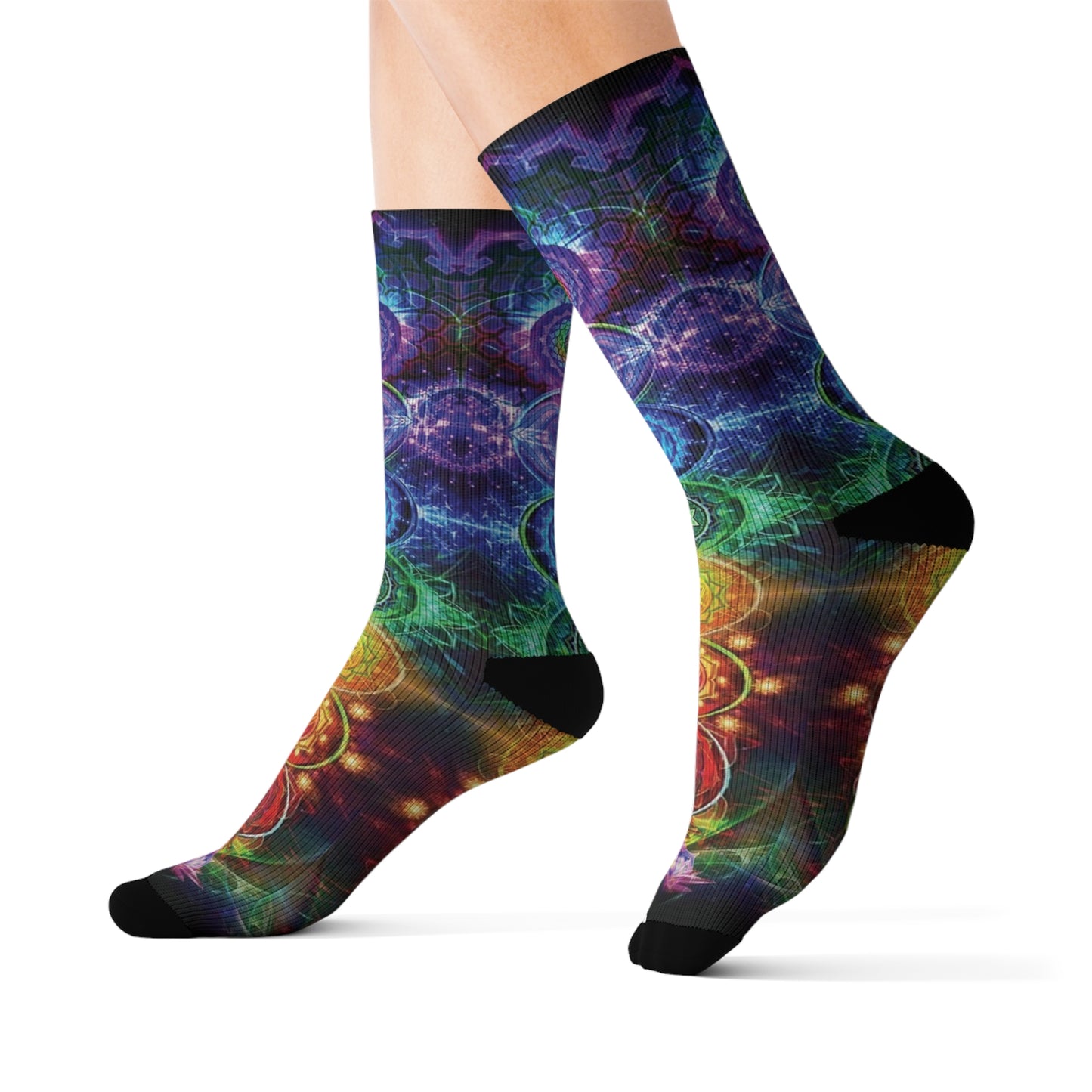 Chakra Print Socks