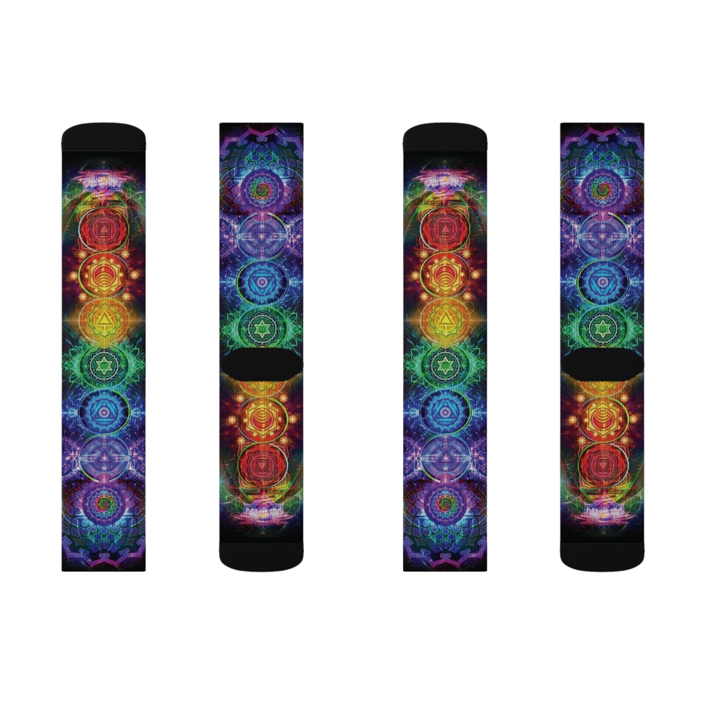 Chakra Print Socks