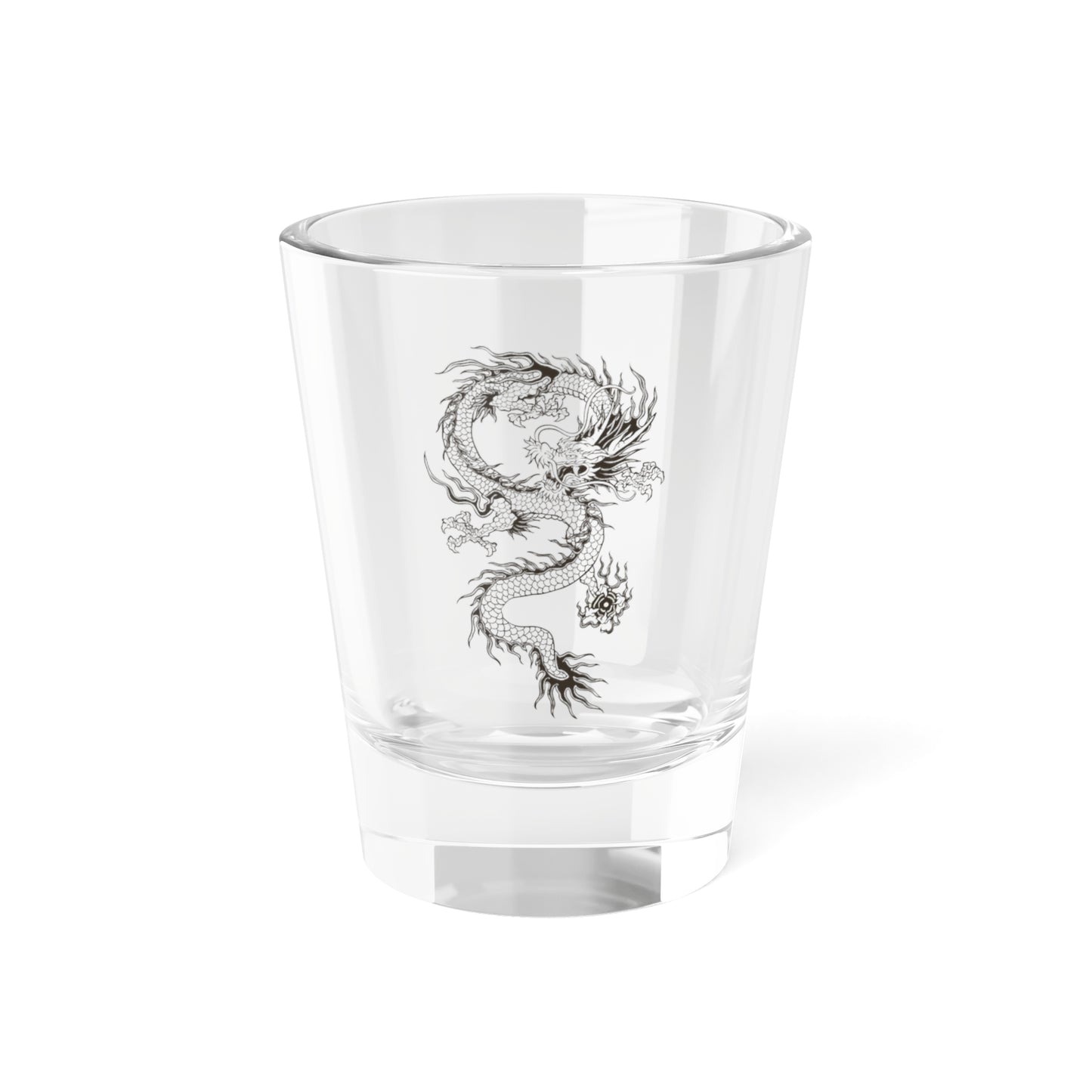 Chinese Dragon Shot Glass, 1.5oz