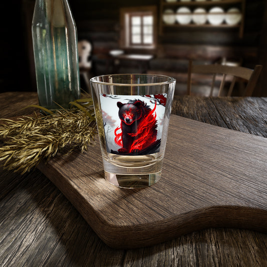 Tribal Bear Shot Glass, 1.5oz - Variant - Heart
