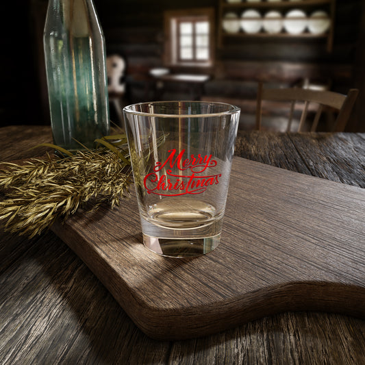 Merry Christmas Shot Glass, 1.5oz