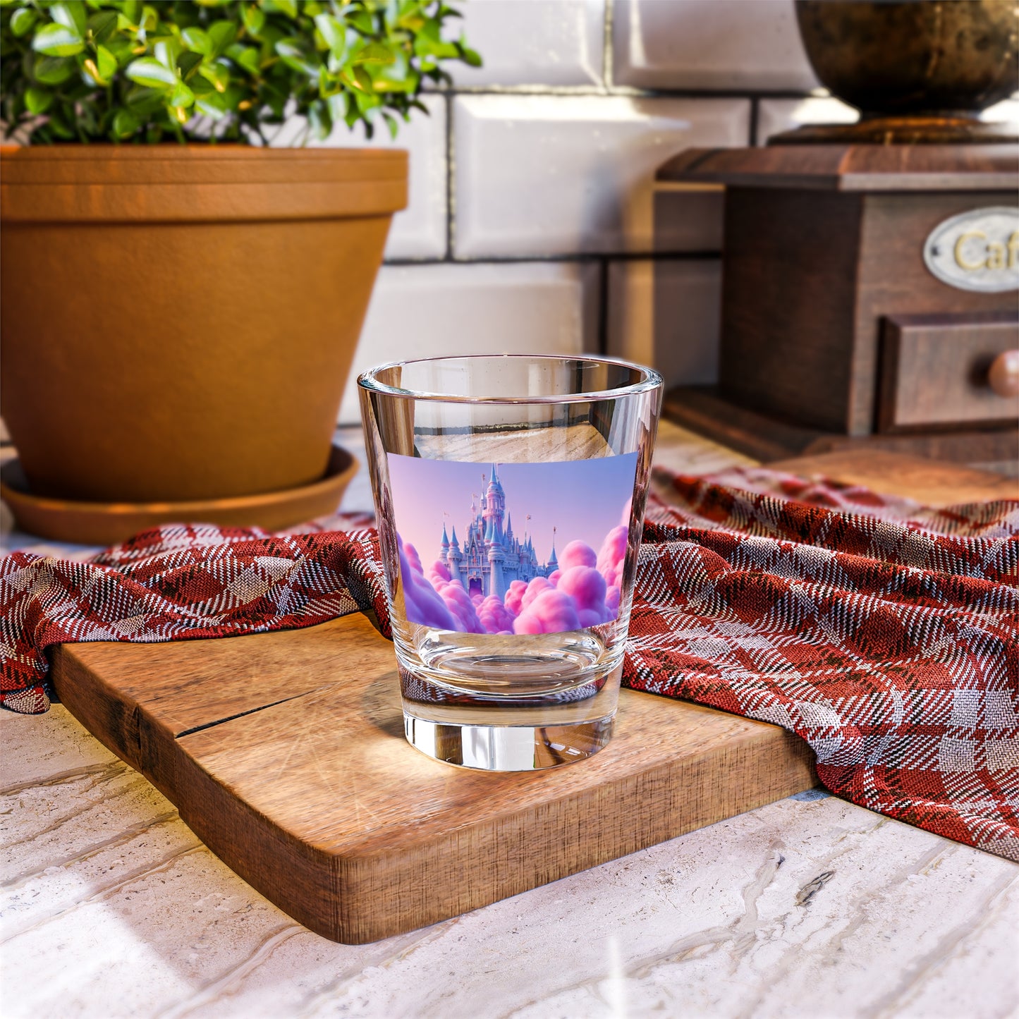 Fantasy Castle Shot Glass, 1.5oz