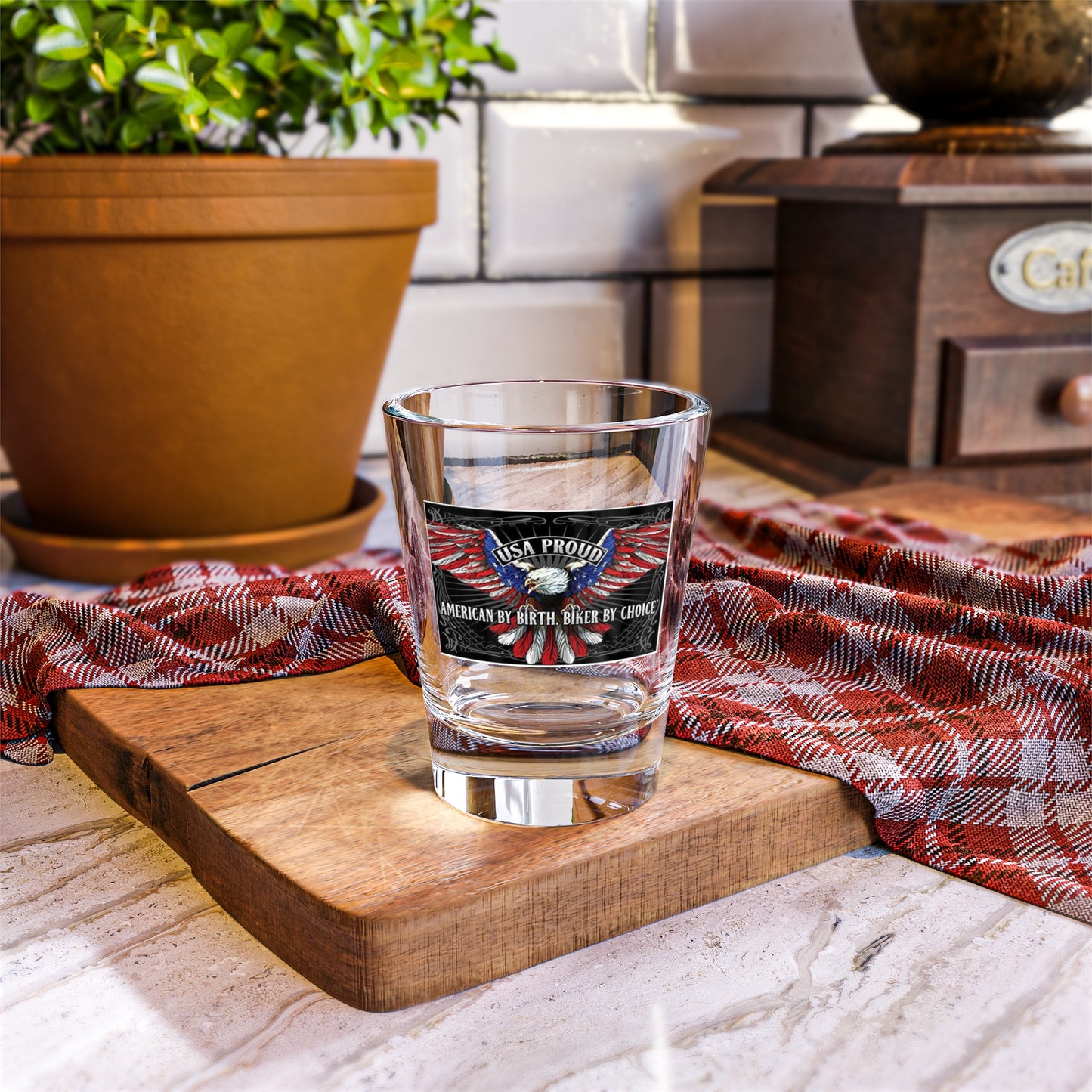 USA Proud Shot Glass, 1.5oz