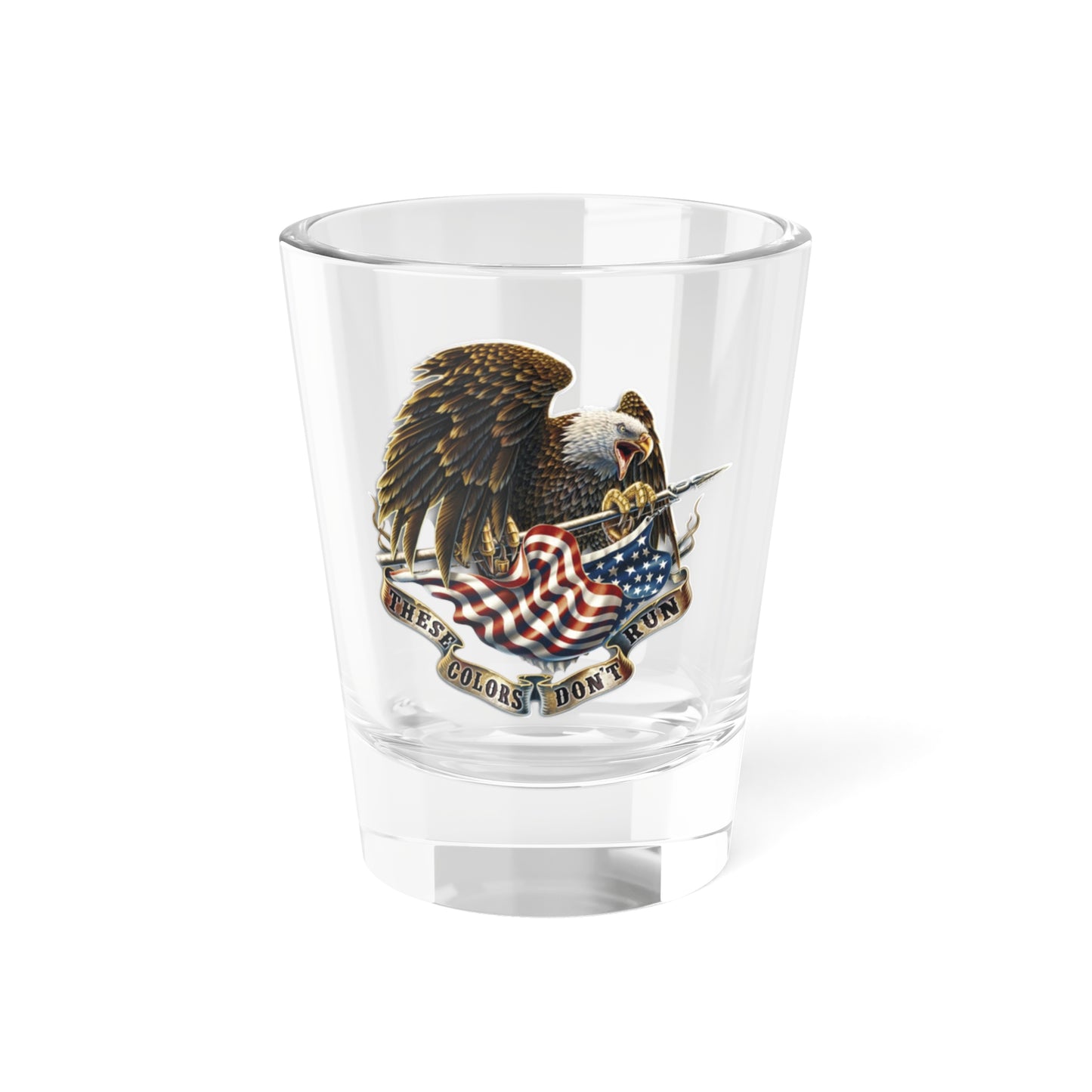 Colors Don't Run Shot Glass, 1.5oz